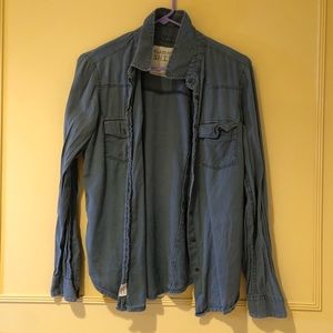 Dark Turquoise Button-Up Shirt